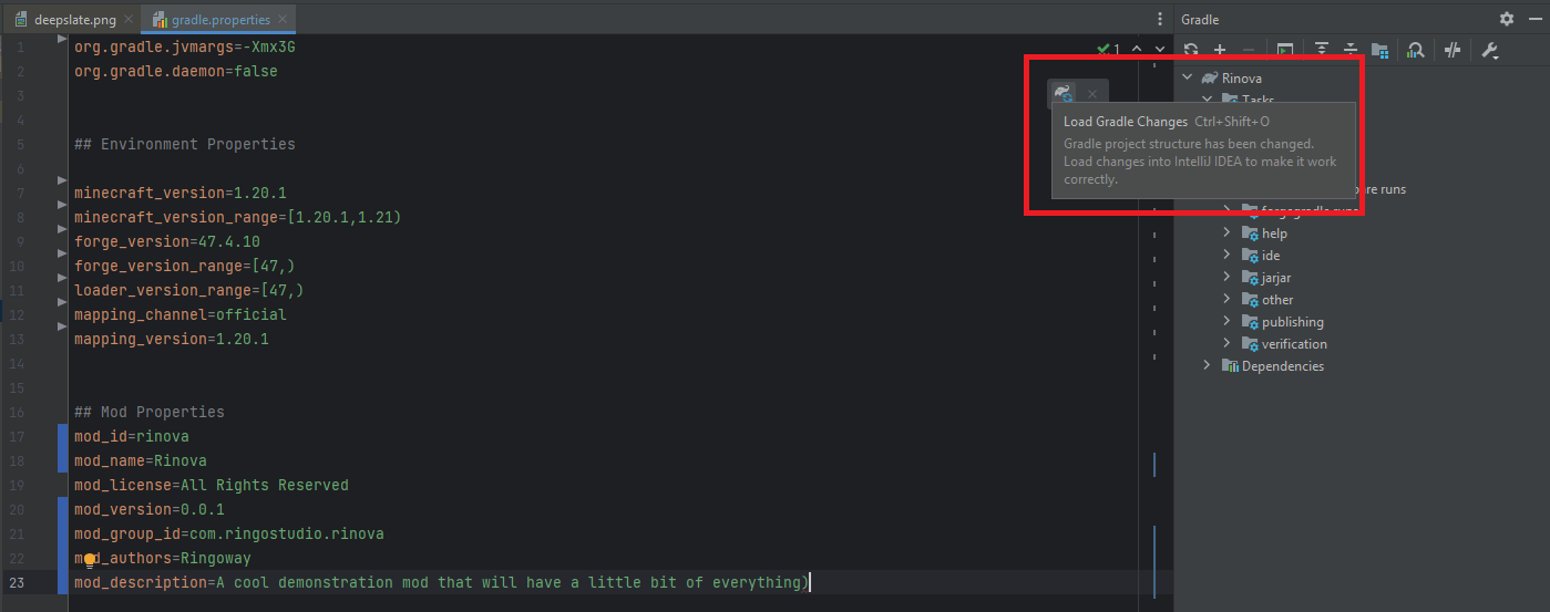 Кнопка Gradle Sync